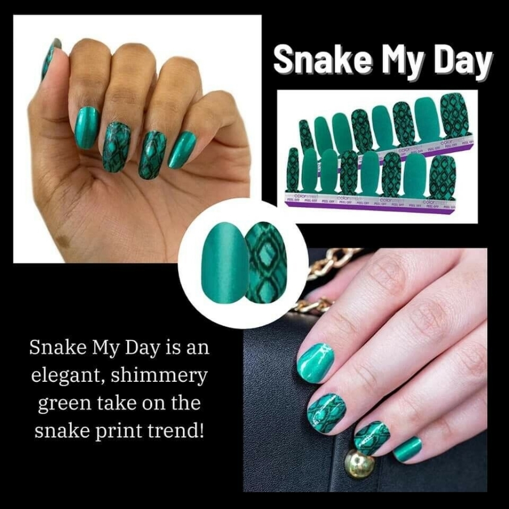 Color Street Nail Polish Strips - Snake My Day